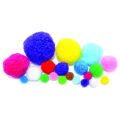 Samolepicí Pom Pom bambule APLI Jumbo mix velikostí a barev / 500 ks Samolepicí Pom Pom bambule APLI Jumbo mix velikostí a barev / 500 ks