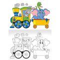 Omalovánka A5 - Veselé mašinky