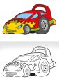 Omalovánka A5 - Auta Omalovánka A5 - Auta