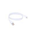 Kabel nabíjecí silikonový - USB 2.0 A - Lightning konektor / 1 m