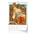 Kalendář nástěnný - Alfons Mucha / BNF13