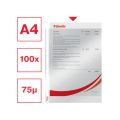 Závěsný obal Esselte Standard - A4 čirý / 75 my / 100 ks Závěsný obal Esselte Standard - A4 čirý / 75 my / 100 ks
