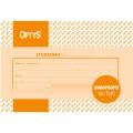 Optys 1080 stvrzenka NCR 100 listů A6 Optys 1080 stvrzenka NCR 100 listů A6