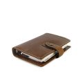 Diář Filofax Malden - kapesní / oříškově hnědá