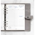 Náhradní vložka do diářů Filofax - kalendář A5 týdenní / 2 strany