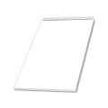 Blok kroužkový s horní vazbou - A4 / čistý Blok kroužkový s horní vazbou - A4 / čistý
