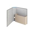 Pořadač archivní Emba A4 papírový / 8 cm / modrá Pořadač archivní Emba A4 papírový / 8 cm / modrá