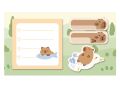 bloček samolepicí capybara set 70x70mm+2ksx55x18mm+50x50mm,20l 7501645