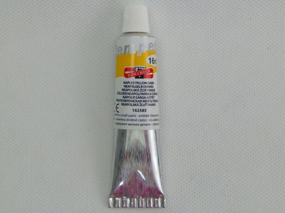 Barva 162585 / 1260 žluť neapol. tm. 16ml temper.