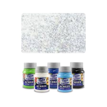 ACR Barva na textil 37ml, Glitter Crystal