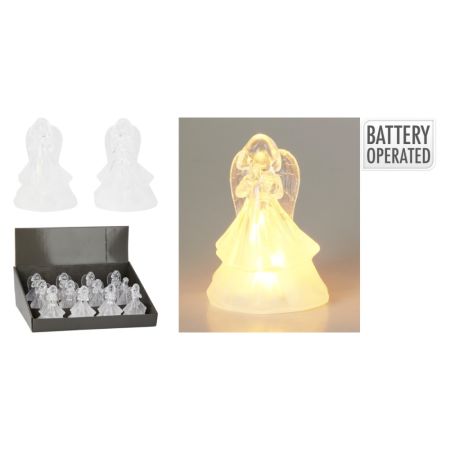 Anděl 15 cm s LED světlem (mix /1 ks)