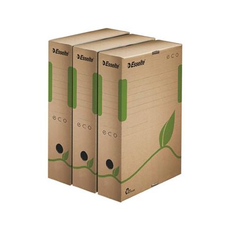 Archivní box A4/80 mm, recyklovaný karton, ESSELTE 