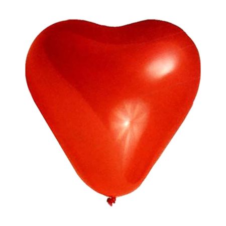 Balón L 35 cm, Srdce / 100 ks /