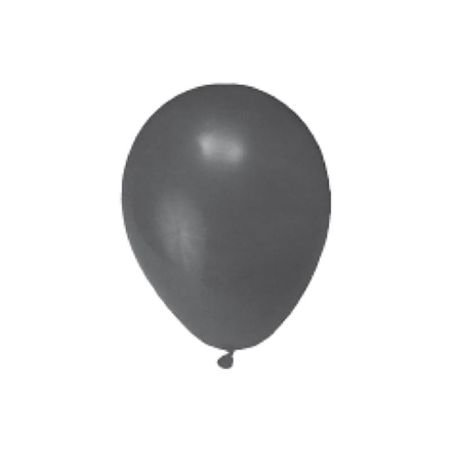 Balón M 25 cm, černý / 100ks /