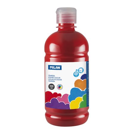 Barva temperová 500ml červená rumělka