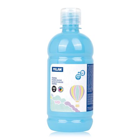 Barva temperová 500ml modrá pastelová