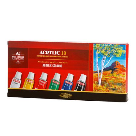 Barvy akrylové 10 barev x 16 ml