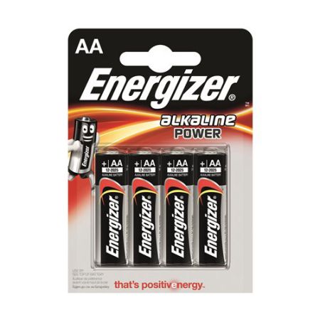 Baterie, AA tužkové, 4 ks, ENERGIZER 