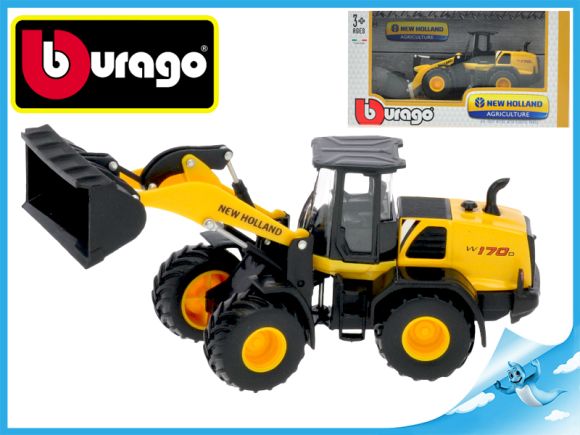 Bburago 1:50 auto sklápěčka Volvo A25G / Volvo bagr 2druhy v krabičce