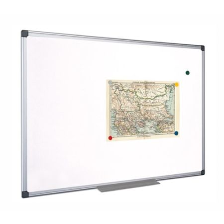 Bílá, magnetická, utíratelná tabule, hliníkový rám, 100 x 150 cm