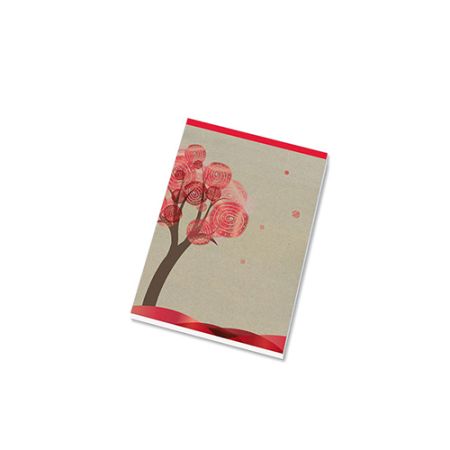 Blok A6 pozn. EKO 50l. šitý - linka linkovaný / 50 listů