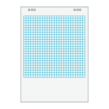 Blok Flipchart čtverečkový 80g, 680x990mm, 20 listů