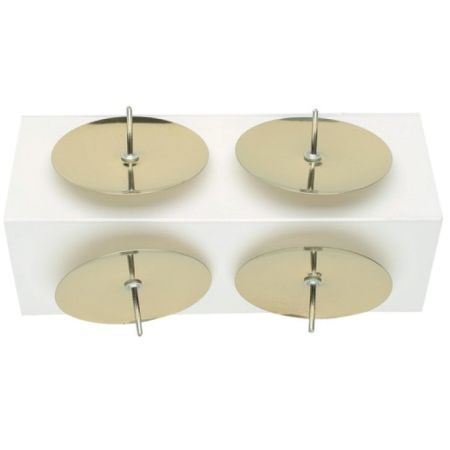 Bodce na svíčky 4 cm (4 ks) zlaté