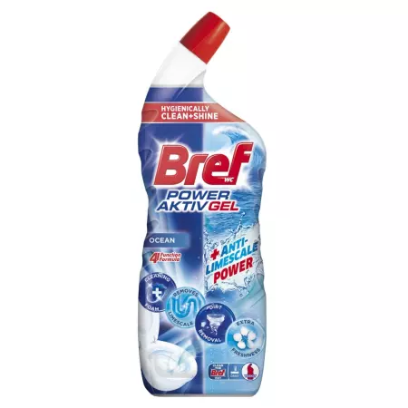 Bref WC Gel 700ml Power Aktiv - Ocean Bref WC Gel 700ml Power Aktiv - Ocean