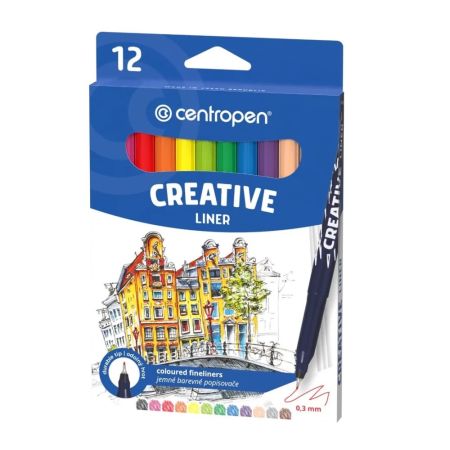 Creative Liner CENTROPEN 2521 0,3 mm/sada 12 ks