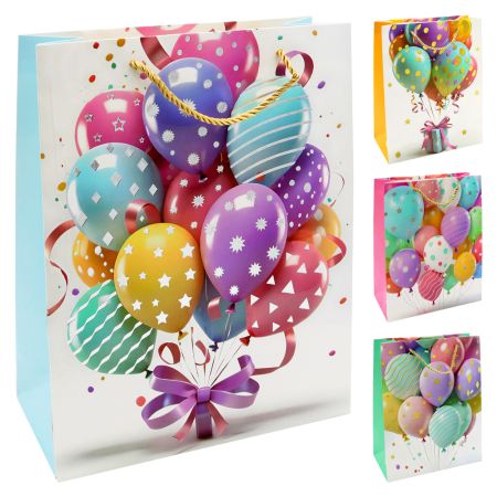Dárková taška 2090 L (Mix Designs Balloons) Velká velikost