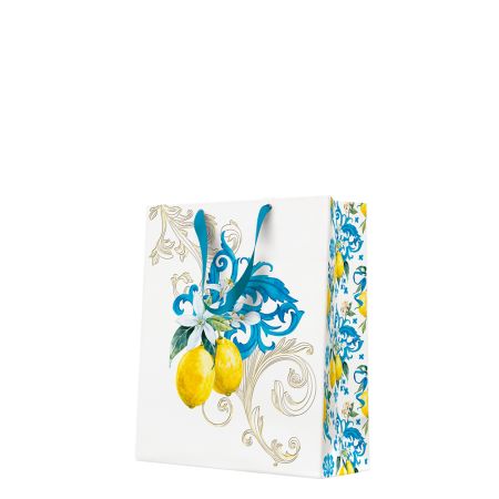 Dárková taška medium 20x25x10 cm Baroque Lemon