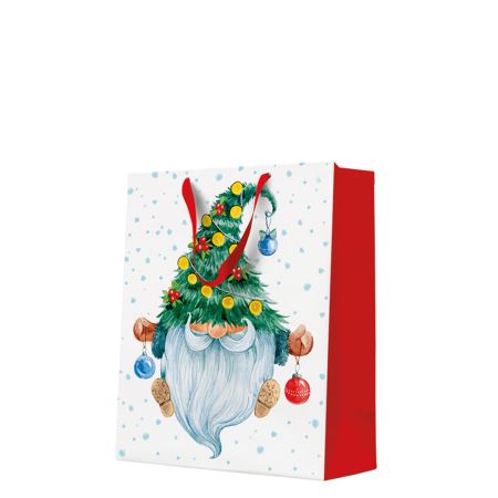 Dárková taška velká - Fancy Gnome 26,5x13x33,5 cm