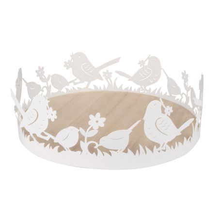 Dekorační podnos s kovovými prvky 20,5 x 6,5 cm