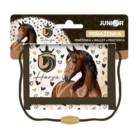 Dětská textilní peněženka JUNIOR S9 Horse - kůň