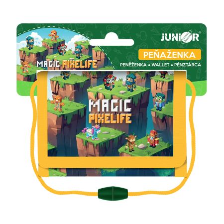 Dětská textilní peněženka JUNIOR S9 - Magic Pixelife