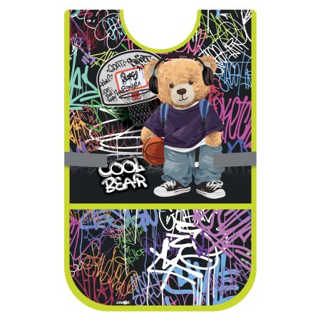Zástěra/pončo pro výtvarnou výchovu JUNIOR S8 - Cool Bear Zástěra/pončo pro výtvarnou výchovu JUNIOR S8 - Cool Bear