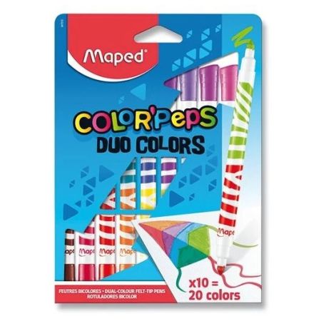 Fixy MAPED Color'Peps Duo 20 barev Fixy MAPED Color'Peps Duo 20 barev