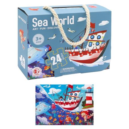 Dětské puzzle 50 x 34 cm (24 dílků) - Mořský svět Dětské puzzle 50 x 34 cm (24 dílků) - Mořský svět