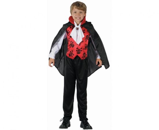 Dětský elegantní kostým Upír, velikost 130/140 cm