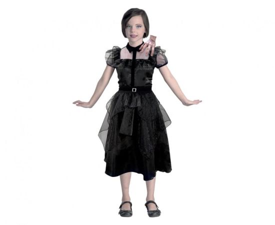 Dětský kostým Gothic schoolgirl ball dress, velikost 120/130 cm Dětský kostým Gothic schoolgirl ball dress, velikost 120/130 cm