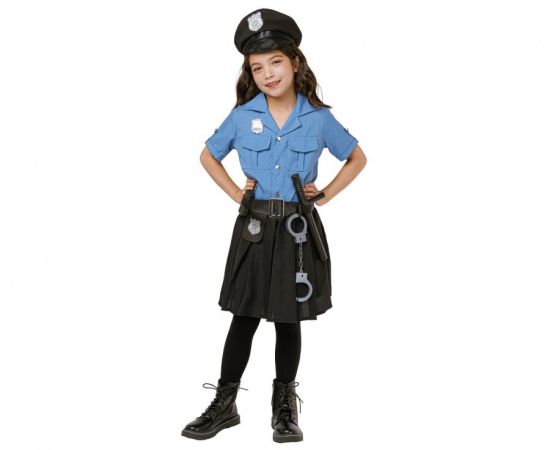 Dětský kostým Policistka, velikost 110/120 cm