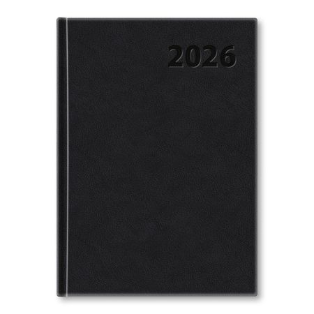 Diář 2026 denní A5 Manager - černý