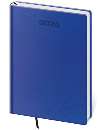 Diář 2026 týdenní A5 měkký - modrý
