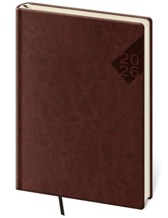 Diář 2026 týdenní A5 Nebraska - česky červená