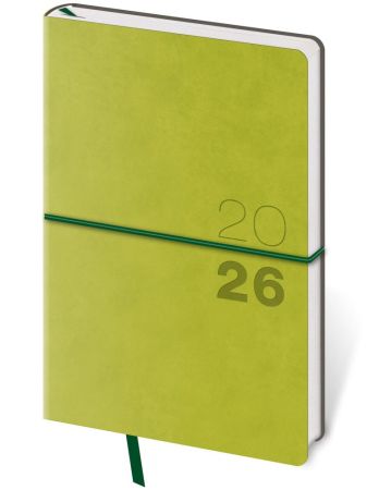 Diář 2026 týdenní kapesní Flexio - zelený