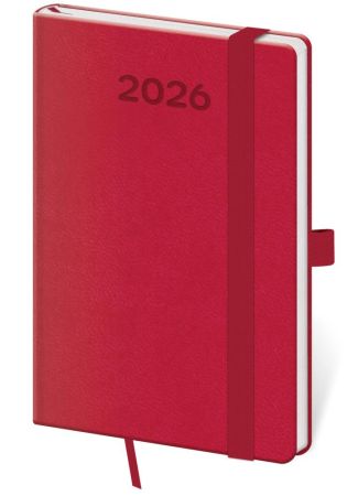 Diář 2026 týdenní kapesní Tisk Pop - malinový