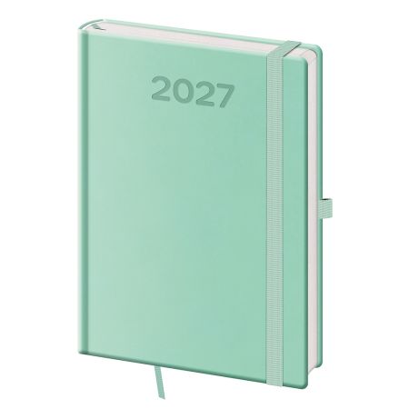 Diář 2027 denný A5 Print Pop - svetlo zelená Diář 2027 denný A5 Print Pop - svetlo zelená
