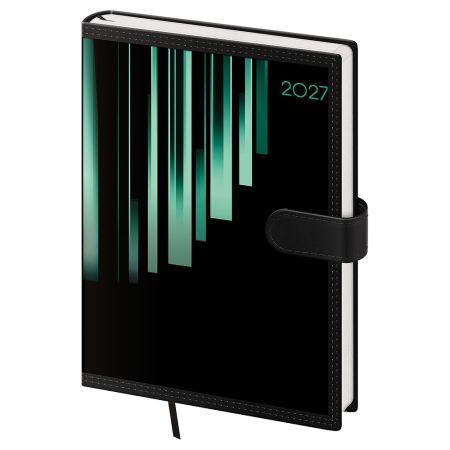 Diář 2027 denný A5 Tone - zelená s magnetom Diář 2027 denný A5 Tone - zelená s magnetom