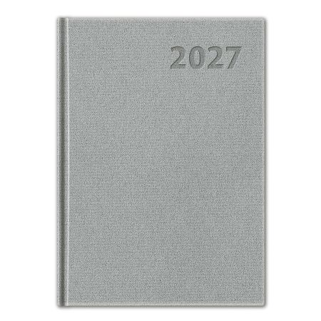 Diář 2027 denní A6 Manager - stříbrný