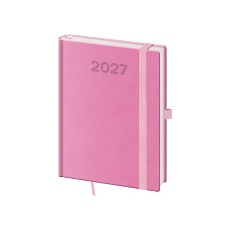Diář 2027 denný B6 Print Pop - ružová Diář 2027 denný B6 Print Pop - ružová